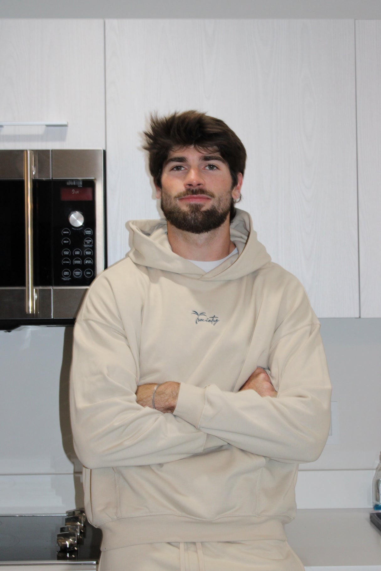 Signature Hoodie Beige