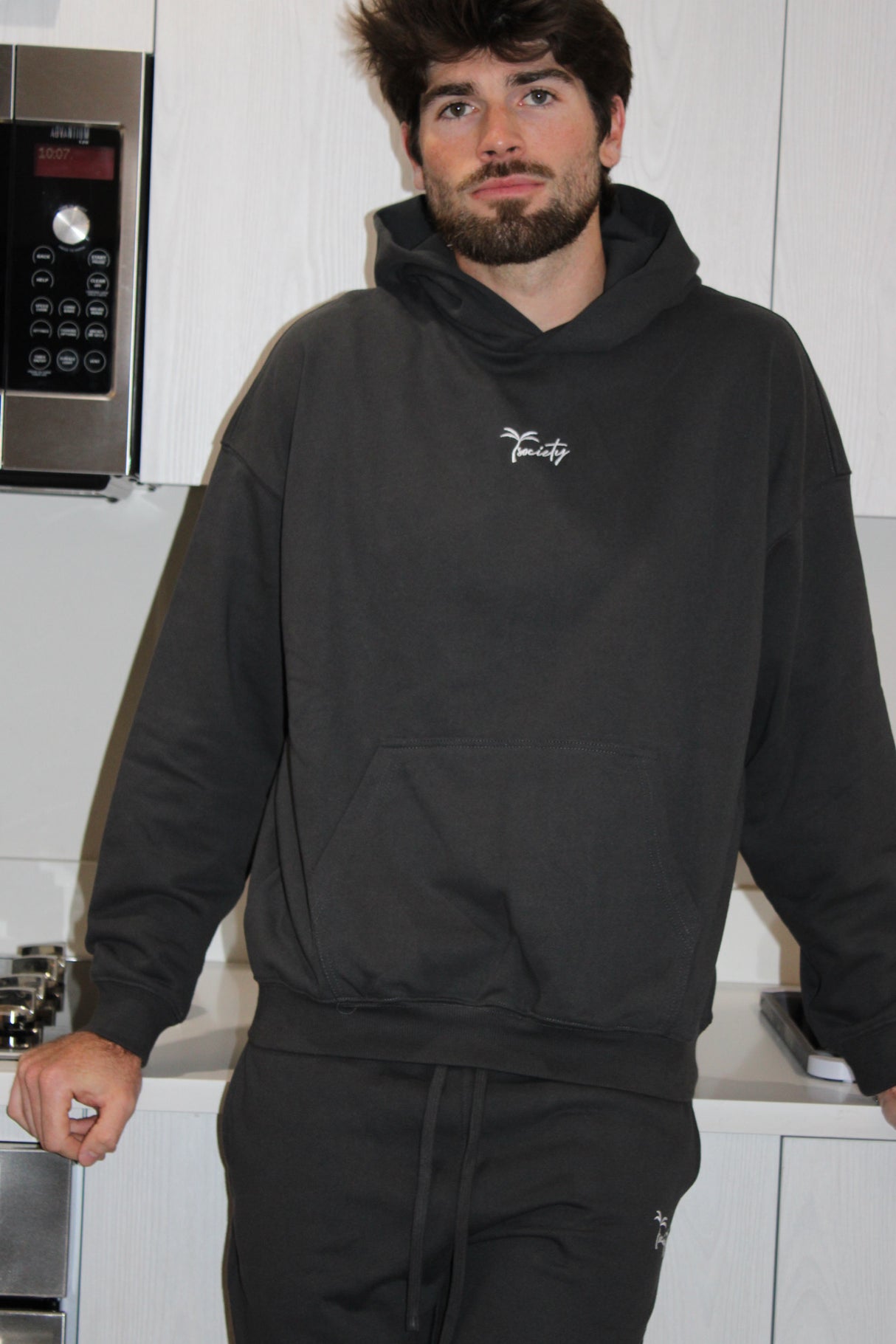 Signature Hoodie Dark Grey