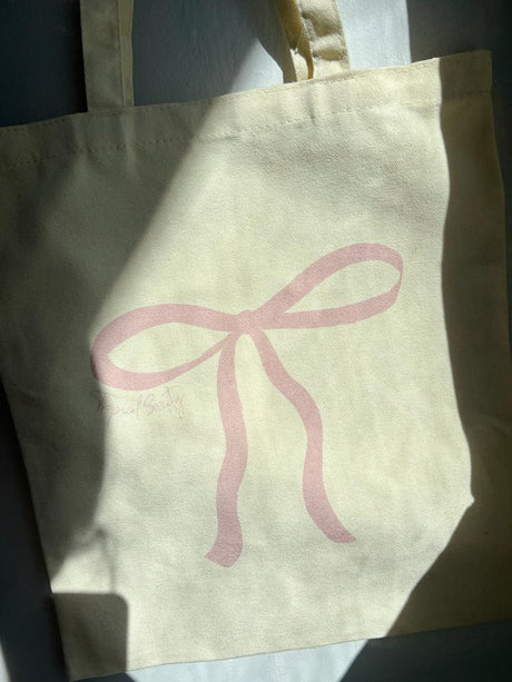 Sweetie Tote Bag With Bow Design