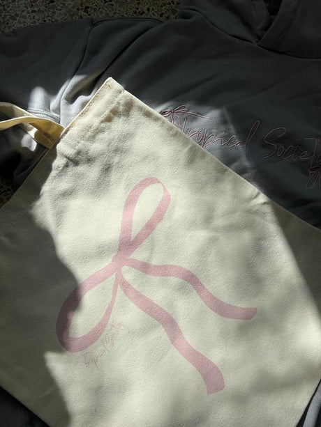 Sweetie Tote Bag With Bow Design