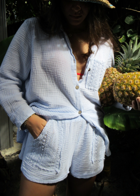 Crochet Pocket Shorts