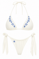 Ocean Breeze Star Fish Top + Tie Bottom Cream