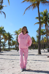 Hibiscus Hoodie Pink