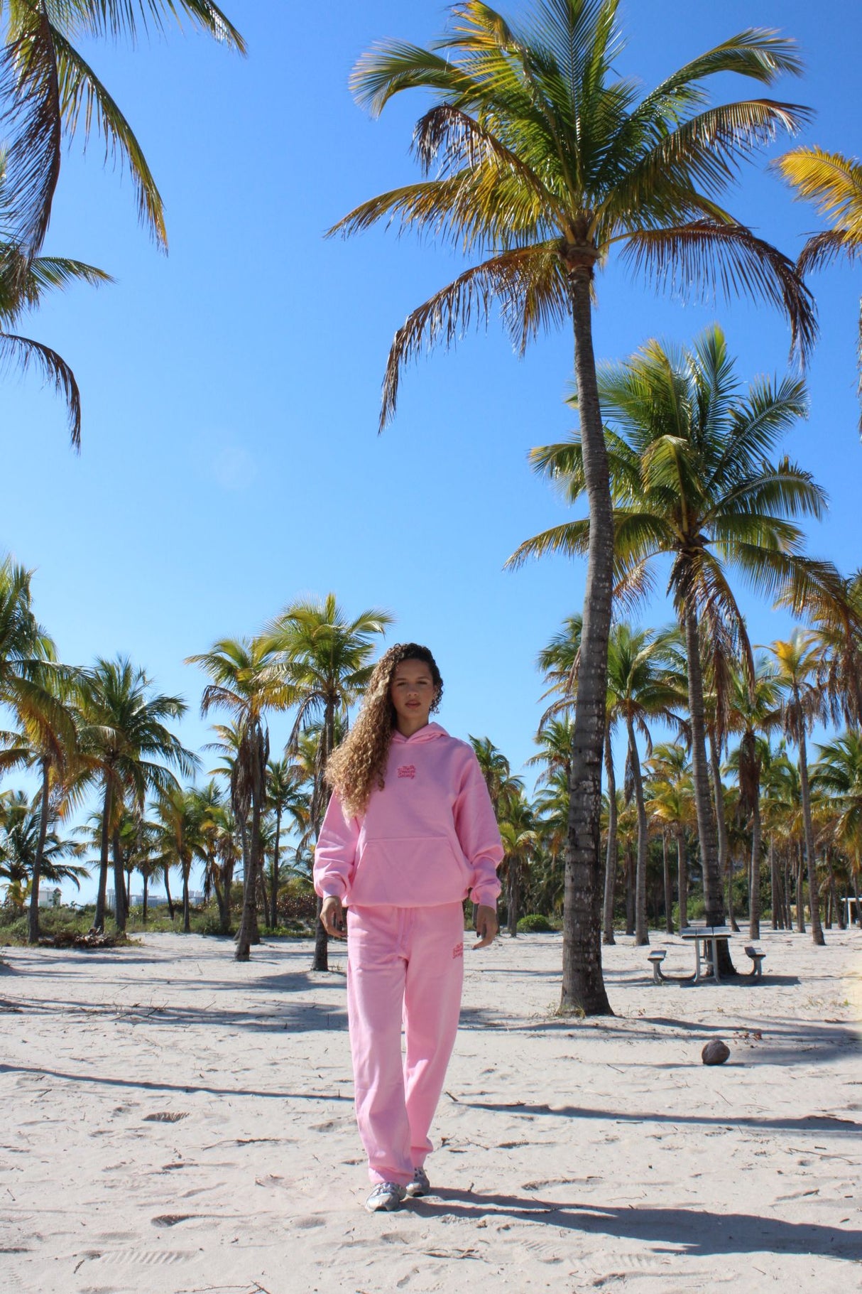 Hibiscus Hoodie Pink