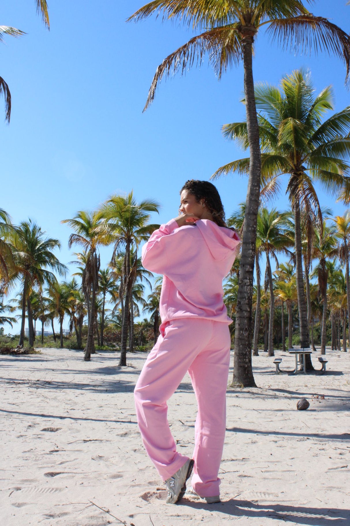 Hibiscus Hoodie Pink