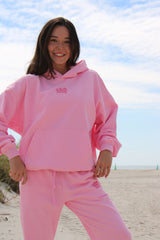 Hibiscus Hoodie Pink
